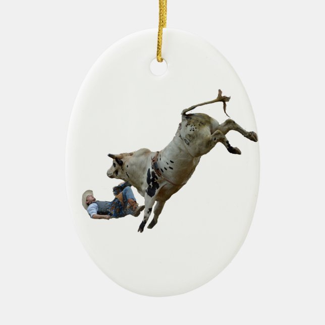 Rodeo Ceramic Ornament (Front)