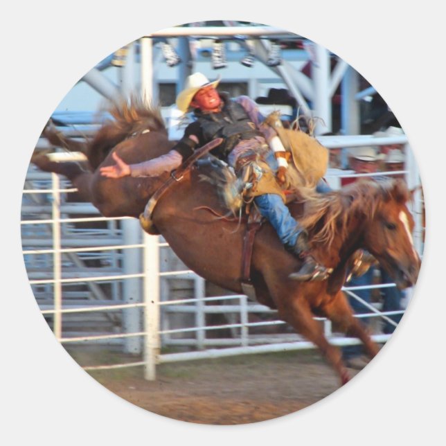 Rodeo! Classic Round Sticker (Front)