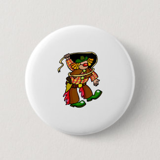 Rodeo Clown 2 Inch Round Button