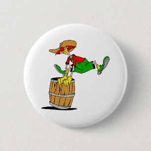 Rodeo Clown 2 Inch Round Button