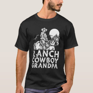 Rodeo Cow Western Horse Riding Ranch Cow T-Shirt