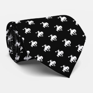 Rodeo Cowboy Pattern   Black Tie
