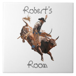 Rodeo Cowboy Room Tile