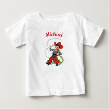 Rodeo cowboy with lasso rope personalized name boy