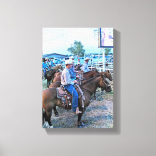 Rodeo Cowboys Canvas Print