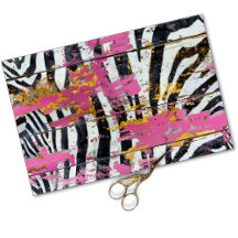 Rodeo Glam Pink Zebra Print Decoupage