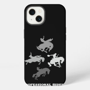 Rodeo Horses Black Background iPhone 13 Case