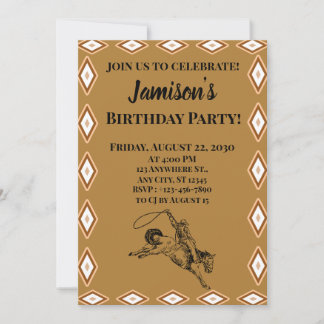 Rodeo Invitation