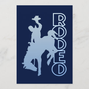 Rodeo invitation, customize invitation