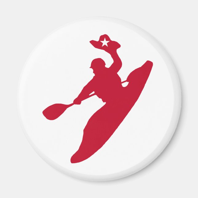 Rodeo Kayak Magnet (Front)