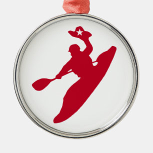 Rodeo Kayak Metal Ornament