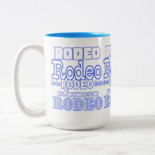 Rodeo Lover Sip in Style Two-Tone Coffee Mug