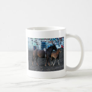 Rodeo Mare and Foal Coffee Mug