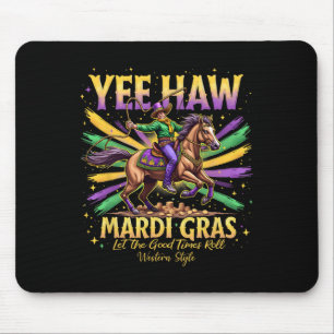 Rodeo Parade Festive Wear Costume Vintage Yee Haw Mouse Pad