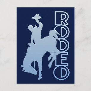 Rodeo postcard, customize postcard
