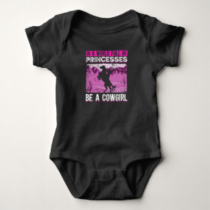 Rodeo Princess Cowgirl Western Horse Riding Baby Bodysuit
