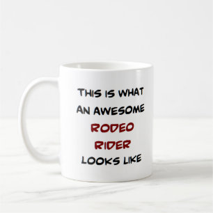 rodeo rider, awesome coffee mug