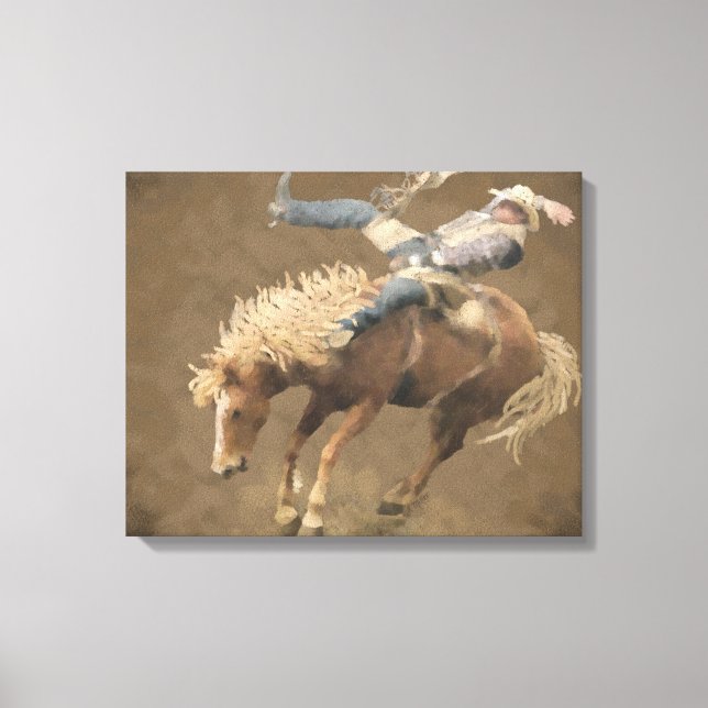 Rodeo Rider Canvas Print (Front)