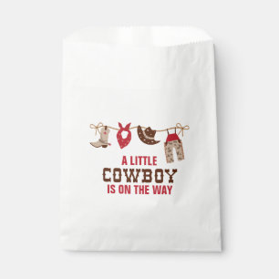 Rodeo Western Cowboy Baby Shower Favour Bag