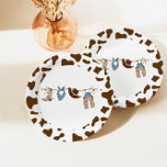 Rodeo Western Cowboy Baby Shower Paper Plate<br><div class="desc">cowboy baby shower plates.</div>