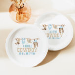 Rodeo Western Cowboy Baby Shower Paper Plates<br><div class="desc">cowboy baby shower plates.</div>