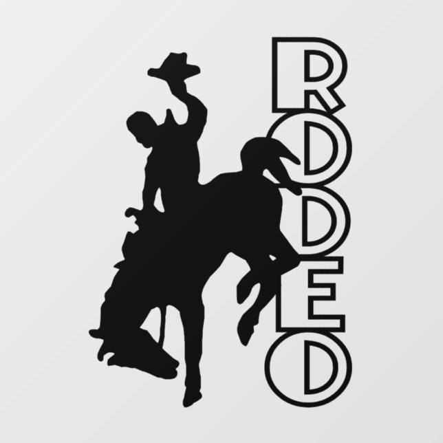 Rodeo Window Cling (Sheet)