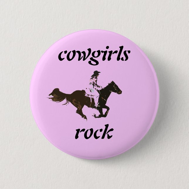 rodeos 2 inch round button (Front)