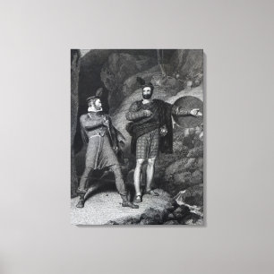 Roderick Dhu and a Clansman Canvas Print