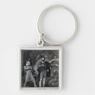 Roderick Dhu and a Clansman Keychain