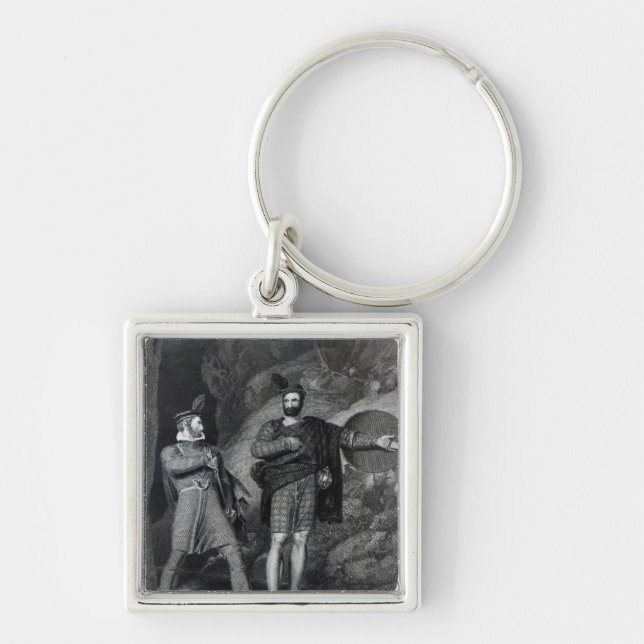 Roderick Dhu and a Clansman Keychain (Front)