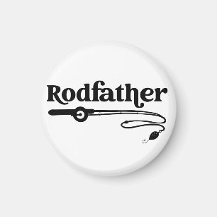 Rodfather fishing rod fathers that love to fish magnet