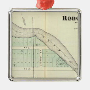 Rodger's Park, adjoining Spring Lake Metal Ornament