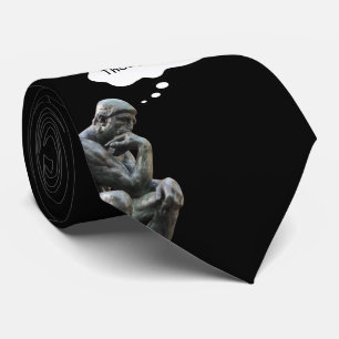 Rodin's Thinker - Add Your Custom Thought Tie