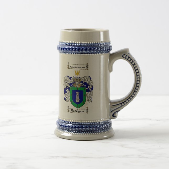 Rodriguez Coat of Arms Stein (Right)