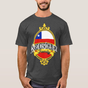 Rodriguez Family Chile Flag T-Shirt