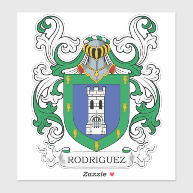 Rodriguez Family Crest (Sheet)