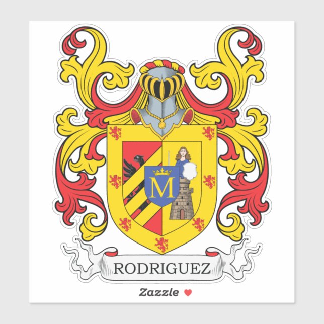 Rodriguez Family Crest (Sheet)