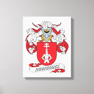 Rodriguez Family Crest Canvas Print