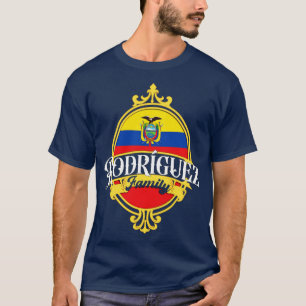Rodriguez Family Ecuador flag T-Shirt