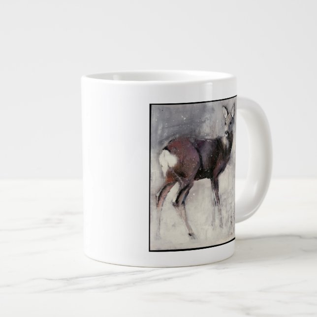 Roe Doe 2000 Large Coffee Mug (Front Right)