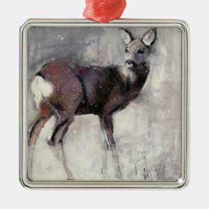 Roe Doe 2000 Metal Ornament