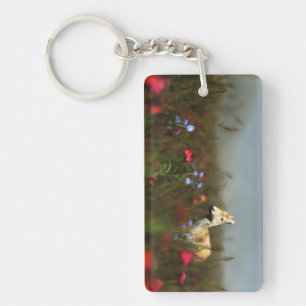 Roe in a Meadow Acrylic Keychain
