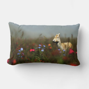 Roe in a Meadow Pillow