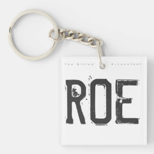 "ROE" KEYCHAIN