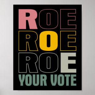 Roe Roe Roe Your Vote     Poster