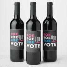 Roe Roe Roe Your VOTE! T-Shirt Can Cooler