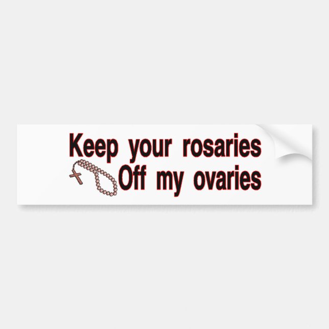 Roe v Wade Bumper Sticker (Front)