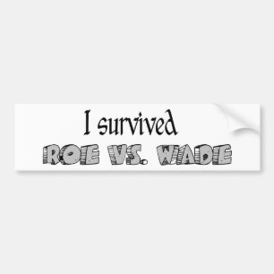 Roe vs Wade Sticker