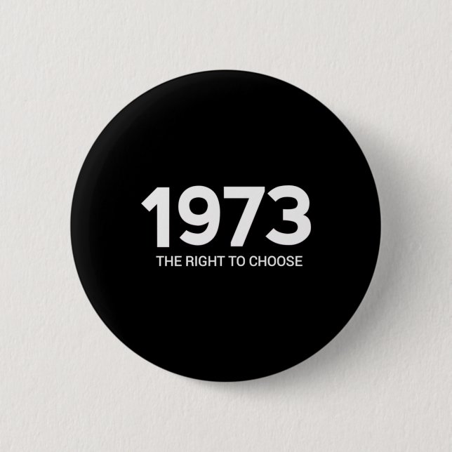 Roe vwadepro choice the Right to choose  2 Inch Round Button (Front)