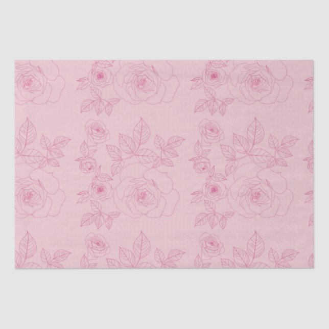 Roes Pink Tissue Paper (Front)